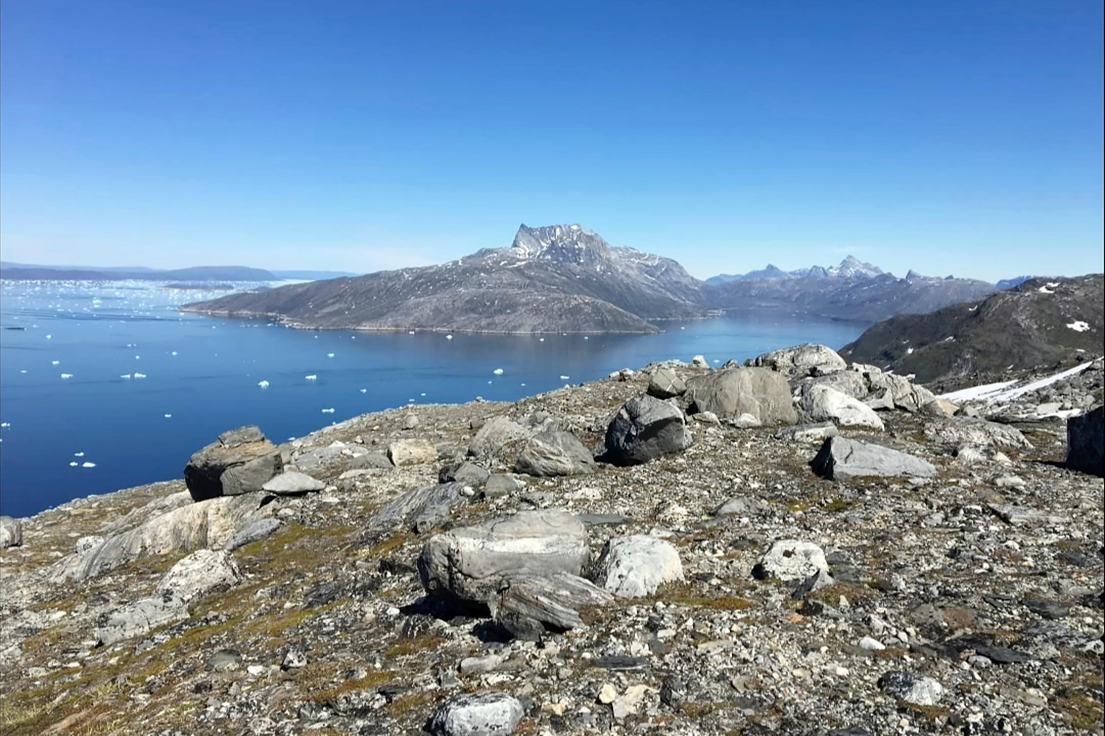 På bilden syns en annan av Grönlands fjordar. Arkivbild. Foto: Keith Virgo/AP/TT