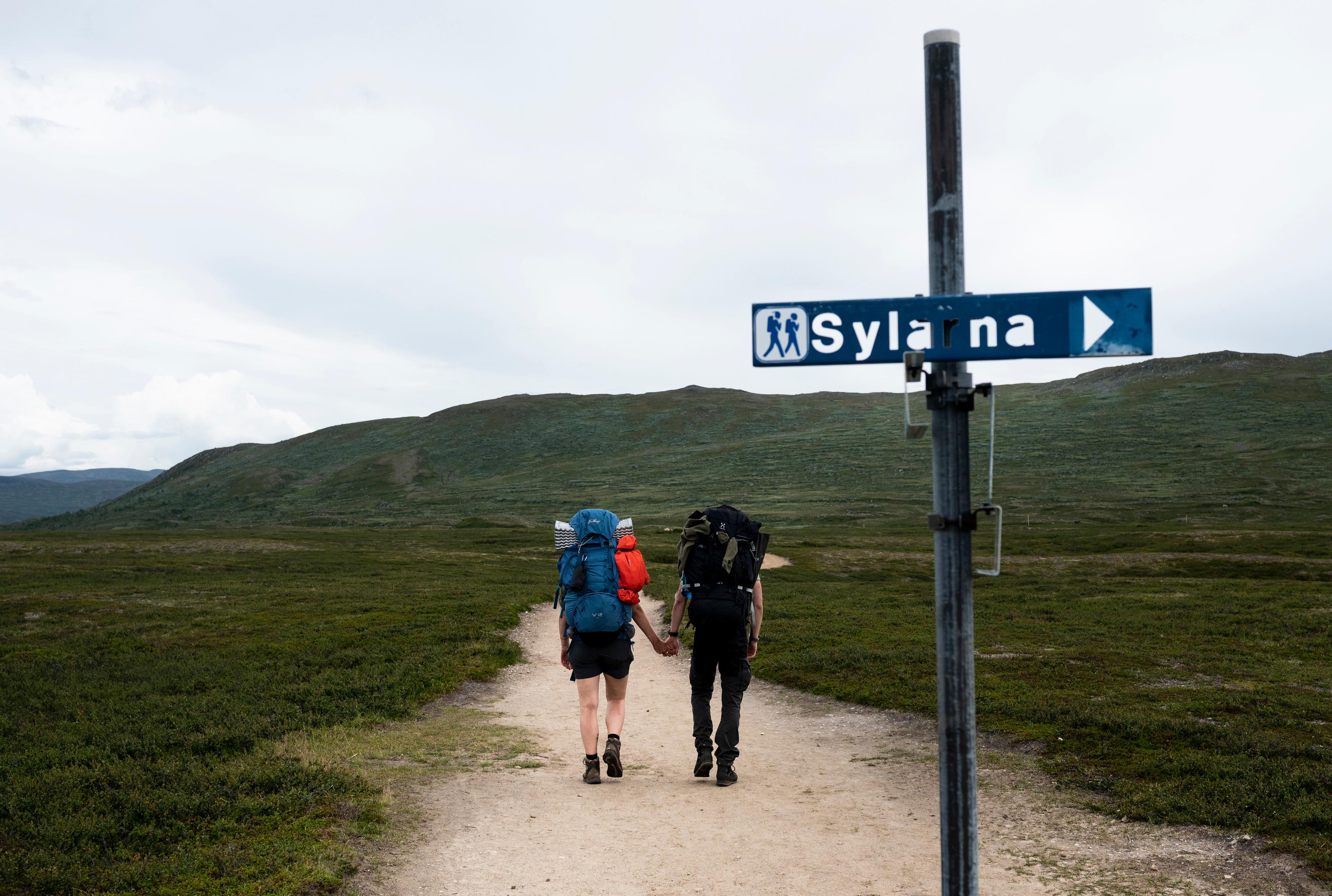 Fjällvandringsled mellan Storulvån och Blåhammaren i Jämtlandsfjällen. Arkivbild. Foto: Pontus Lundahl/TT