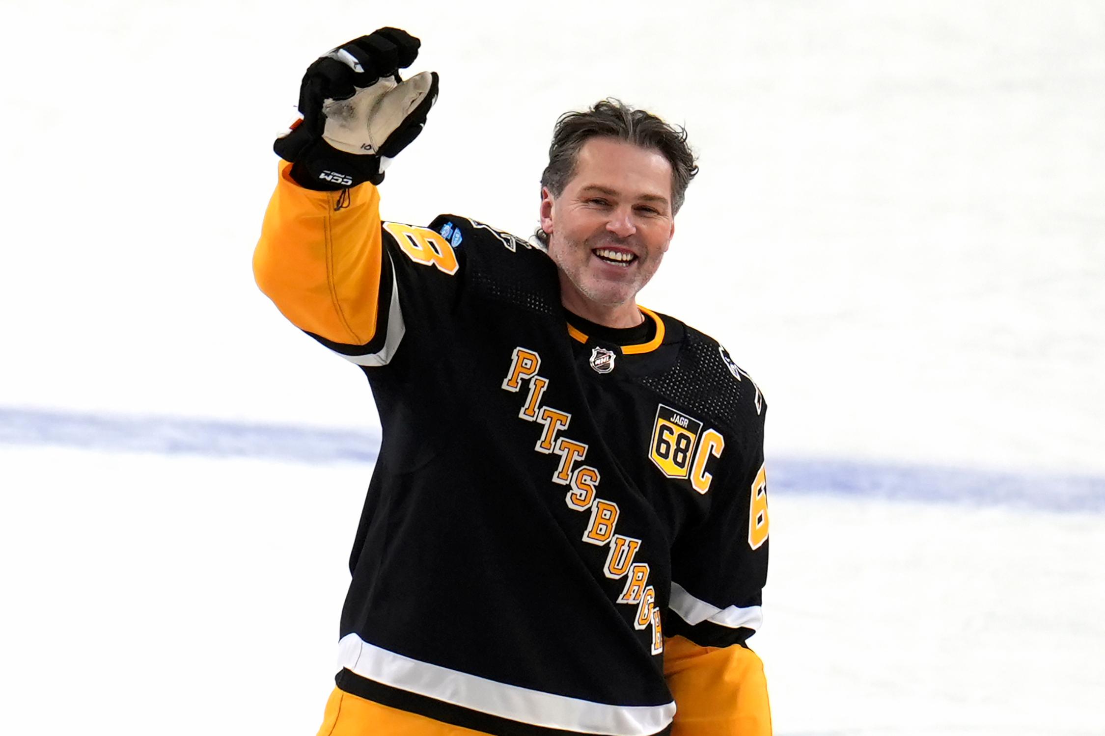 Jaromir Jagr spelade bland annat elva år i the Pittsburgh Penguins under sin NHL-karriär. Arkivbild. Foto: Gene Puskar/AP/TT