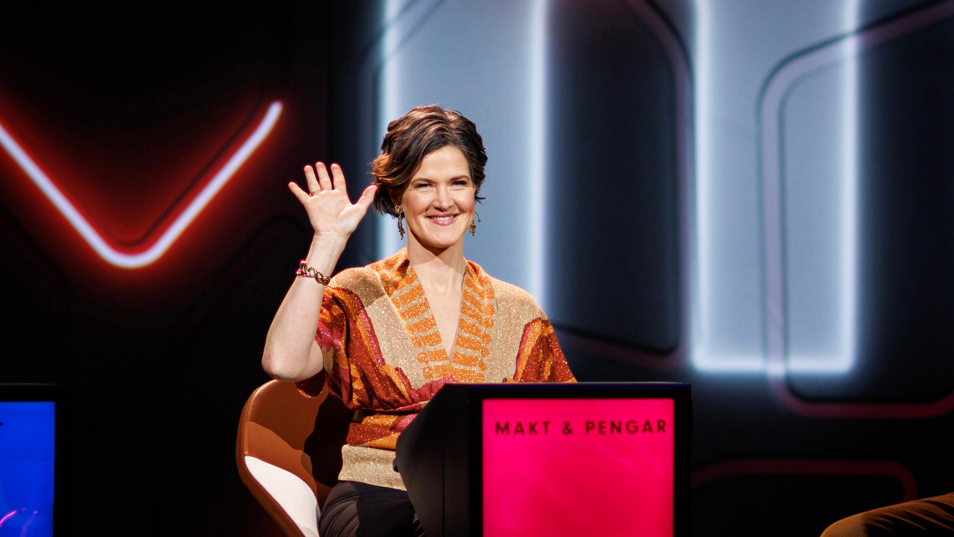 Anna Kinberg Batra blir av med uppdraget som expert i SVT:s frågesportprogram ”Muren”. Pressbild. Foto: Peter Bergström/SVT