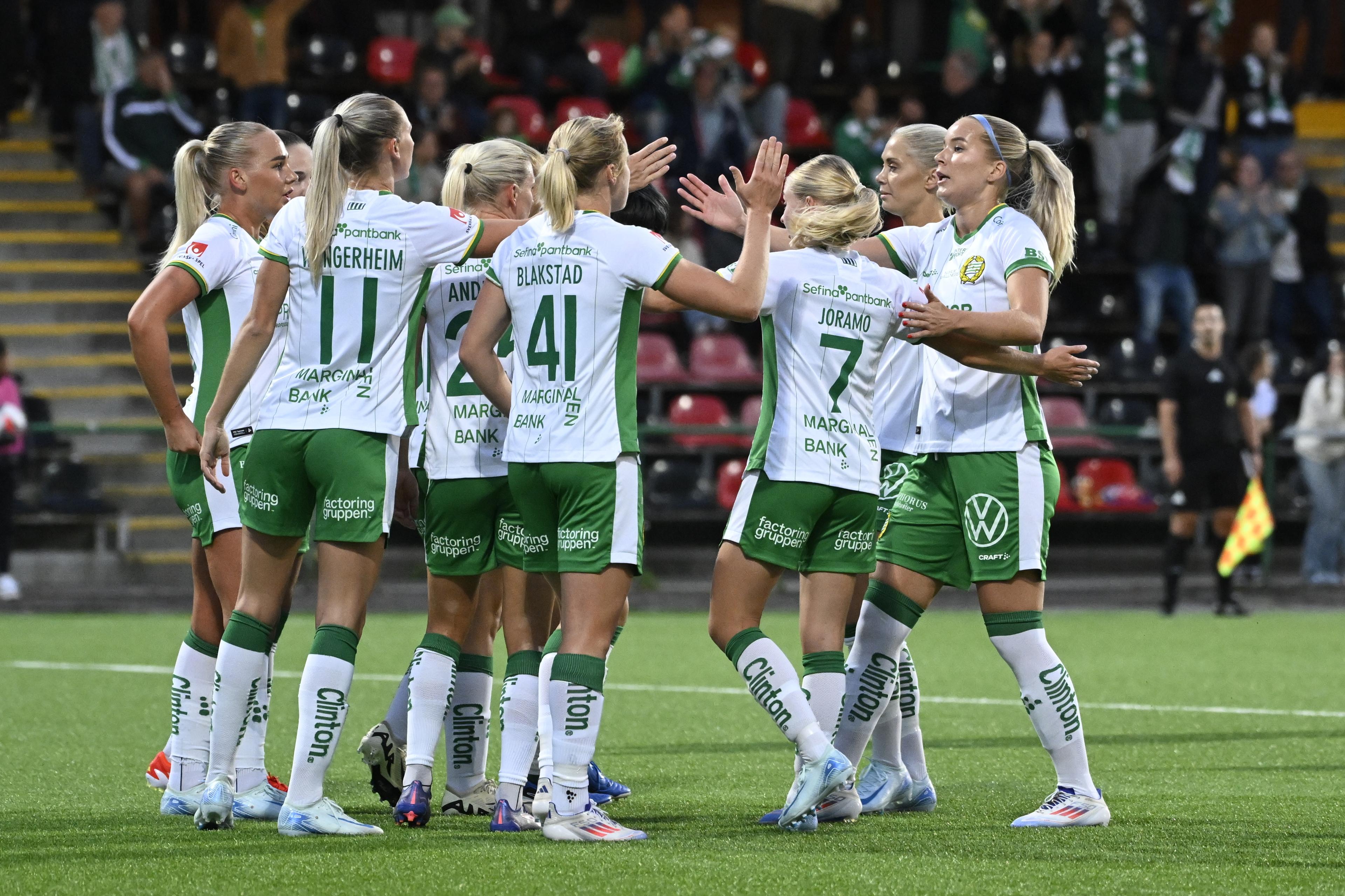 Hammarby får tufft motstånd i Champions League. Arkivbild. Foto: Jessica Gow/TT