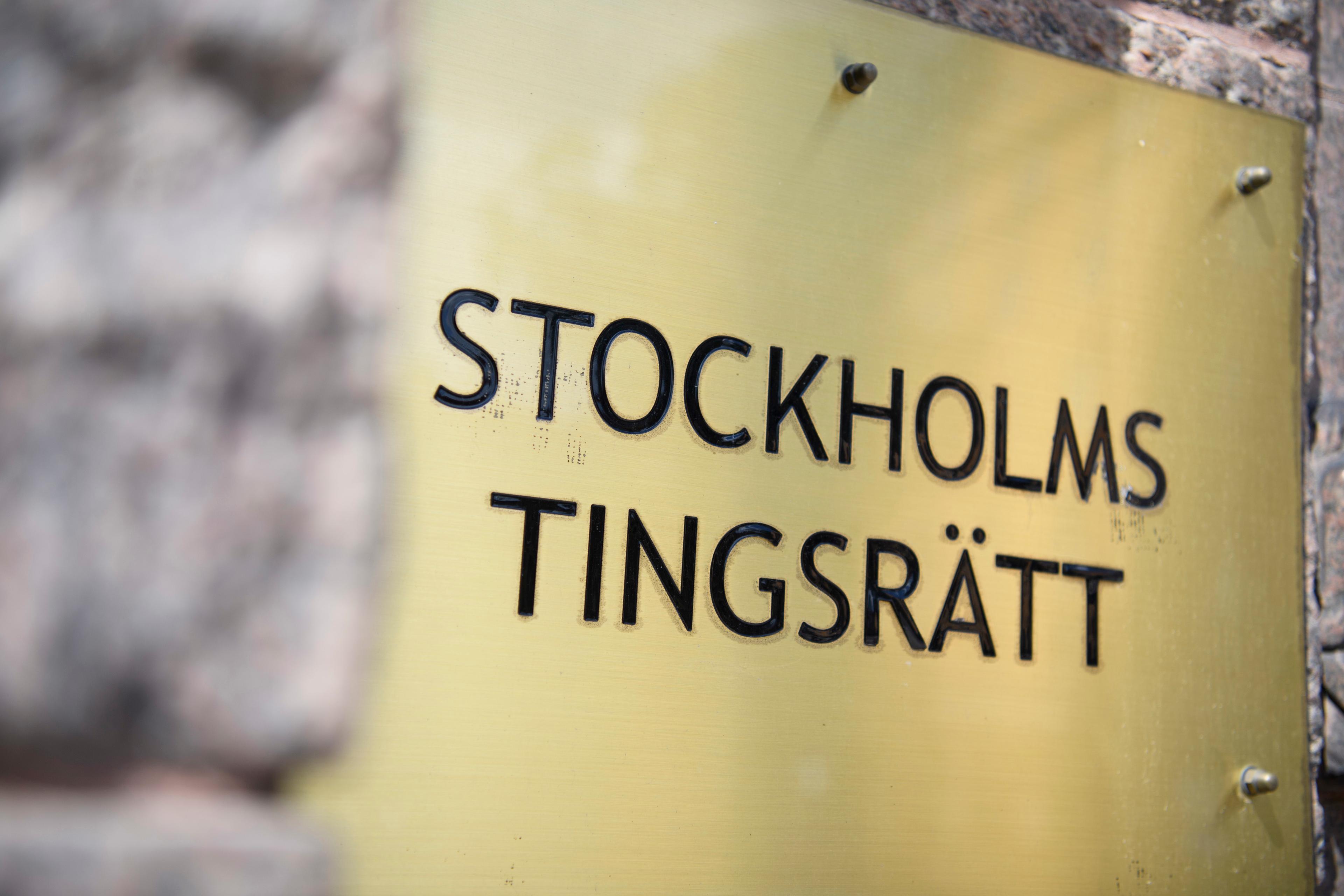 Rättegången planeras att hållas i Stockholms tingsrätt under nästa vecka. Arkivbild. Foto: Oscar Olsson/TT