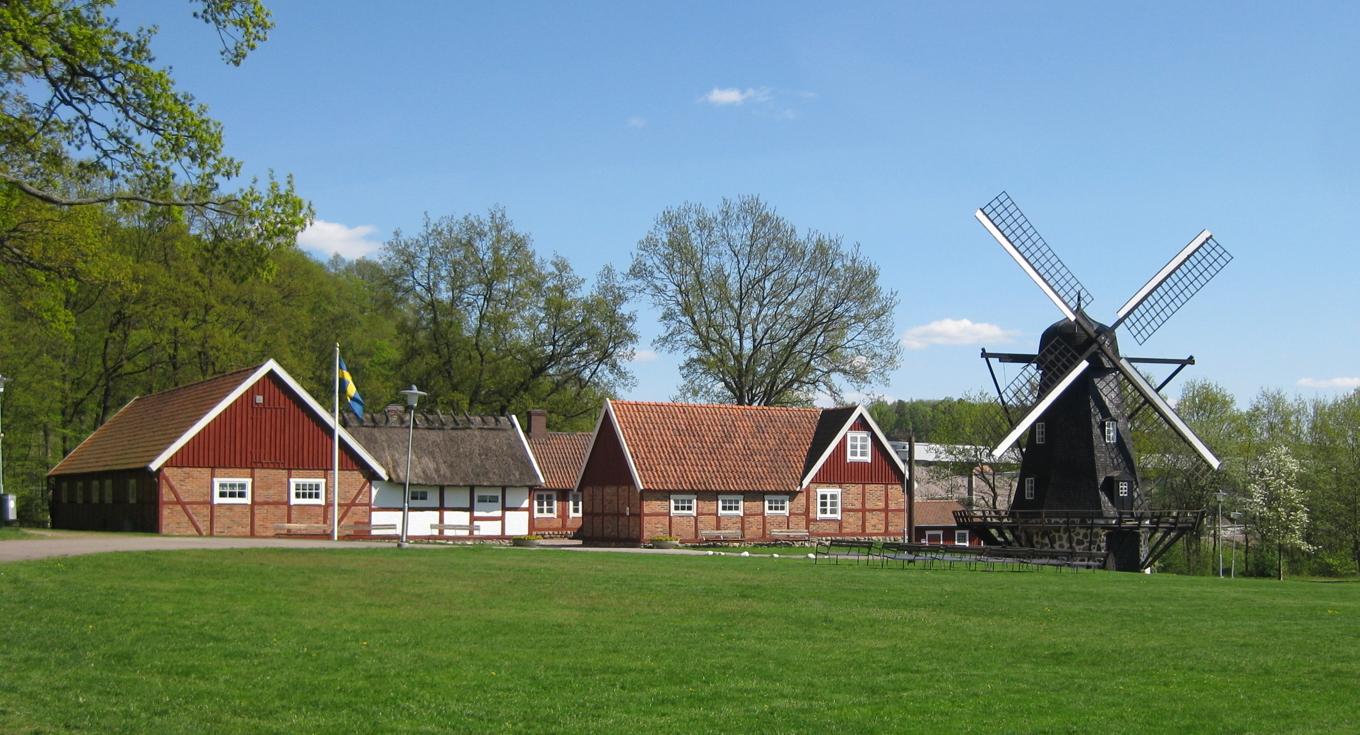 Den lokala historien är viktig för gemenskapen. Åstorps hembygdsgård med museum. Foto: Jorchr