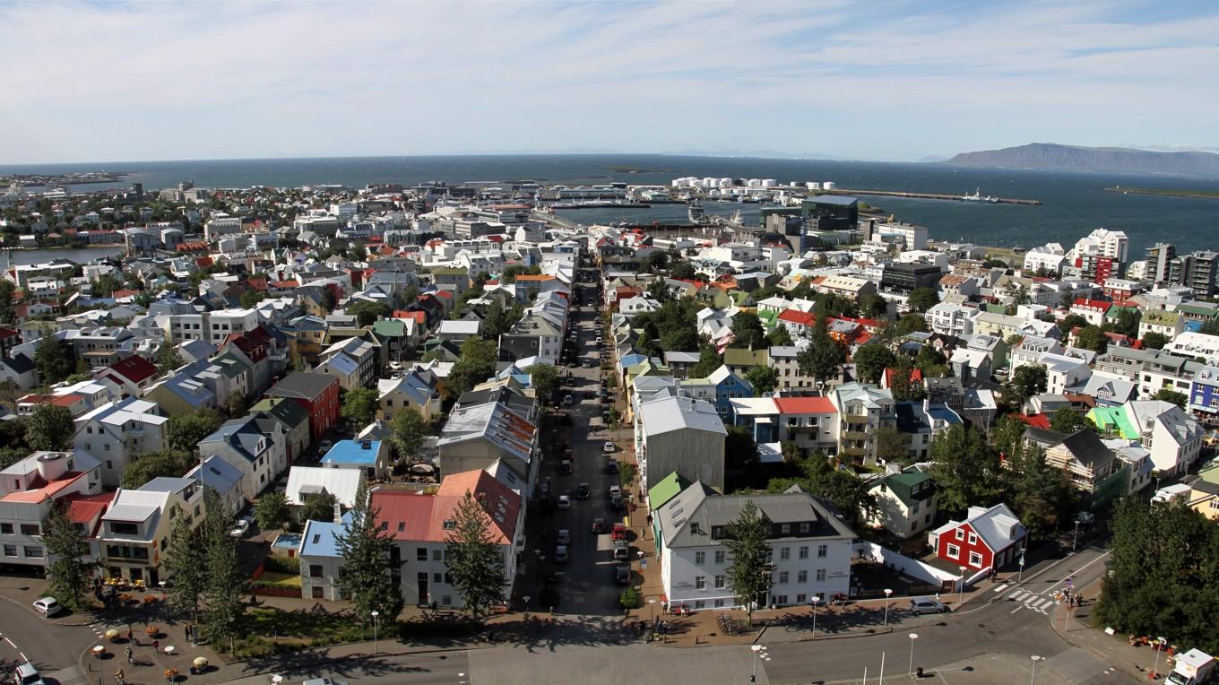 Islands huvudstad Reykjavik. Foto: Monica Volpin