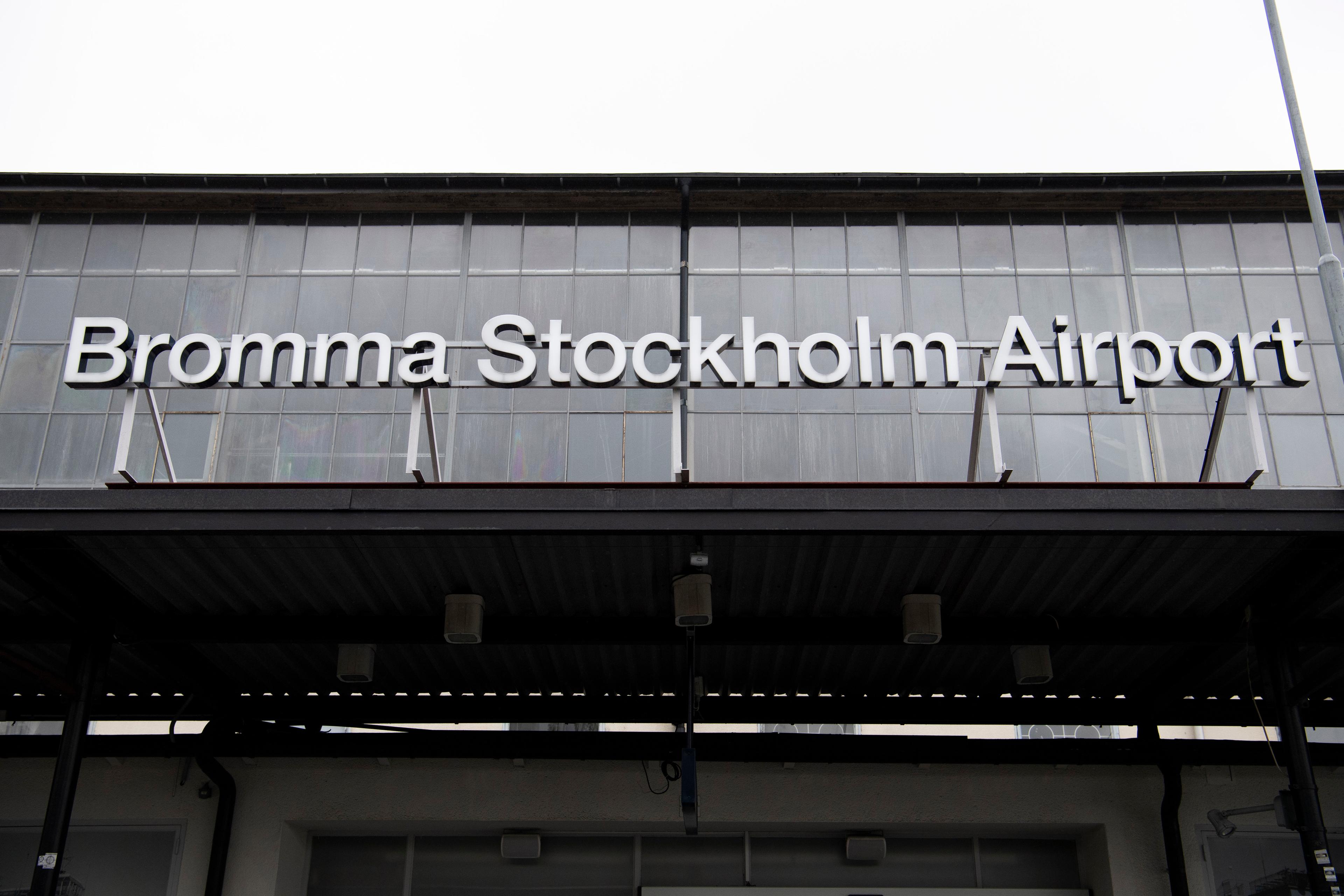 Swedavia lägger varsel som omfattar 90 anställda vid Bromma flygplats. Arkivbild. Foto: Pontus Lundahl/TT