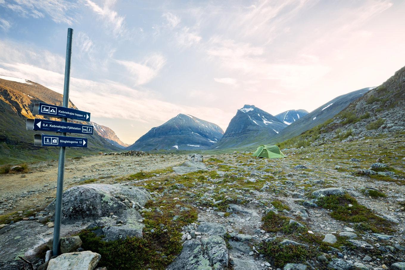 Det är lätt att skada sig i den utmanande terrängen vid Kebnekaise. Arkivbild. Foto: Tommy Alven/TT