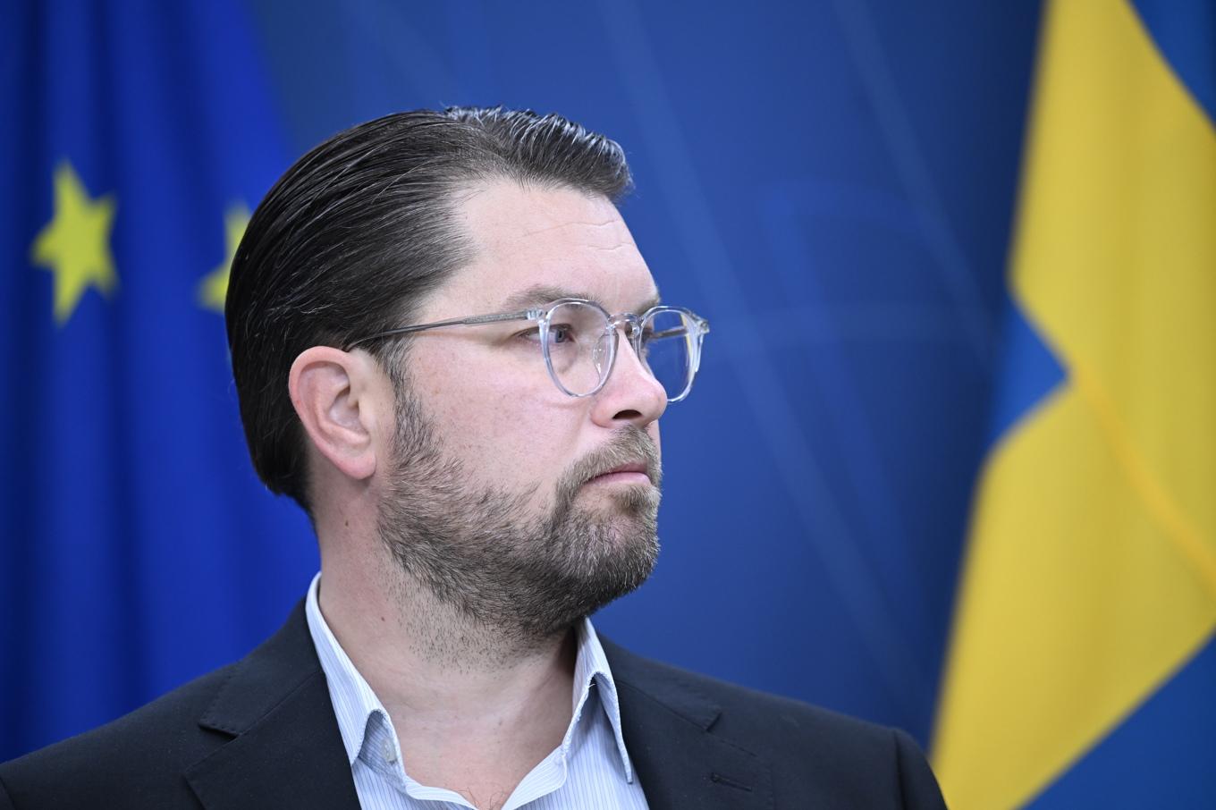 Sverigedemokraternas partiledare Jimmie Åkesson. Arkivbild. Foto: Fredrik Sandberg/TT