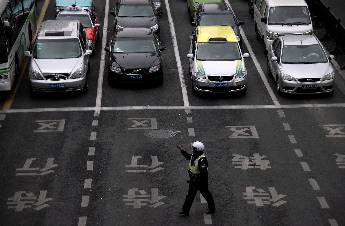 Septemberlyft för bilförsäljningen i Kina. Arkivbild Foto: Eugene Hoshiko AP/TT