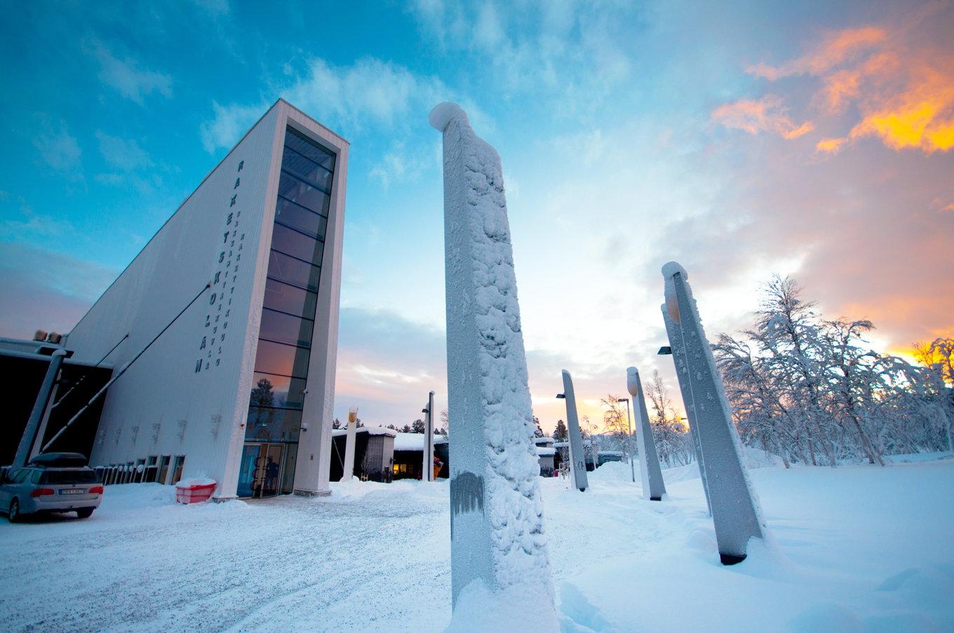 Nya Raketskolan i Kiruna. Bilden är taget för ett par år sedan. Foto: Jörgen Medman