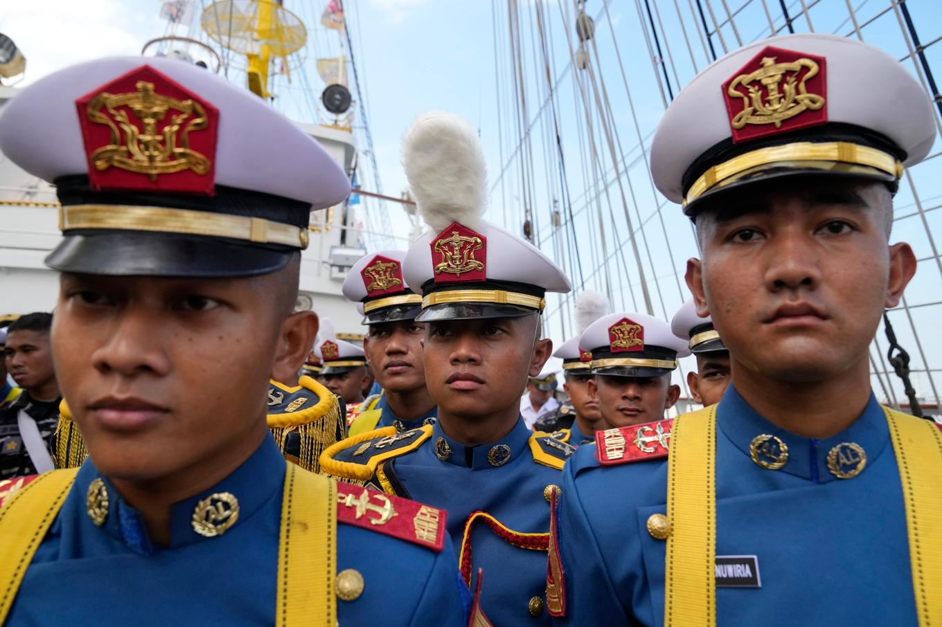 Indonesiens flotta ska öva tillsammans med Rysslands för första gången. Arkivbild. Foto: Aaron Favila/AP/TT