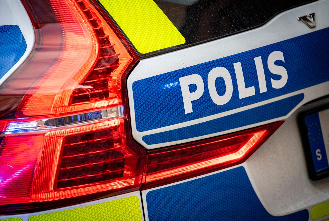 Polisen leder sökningsinsatsen efter de försvunna svampplockarna utanför Boxholm söder om Mjölby. Arkivbild. Foto: Johan Nilsson/TT