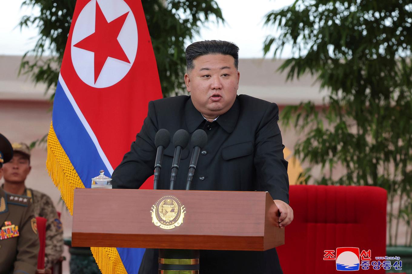 Nordkoreas diktator Kim Jong-Un. Arkivbild. Foto: KCNA/AP/TT