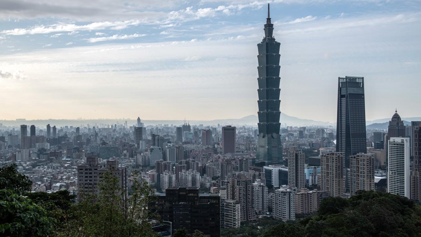 På bilden ser man Taiwans huvudstad Taipei. Foto: Carl Court/Getty Images