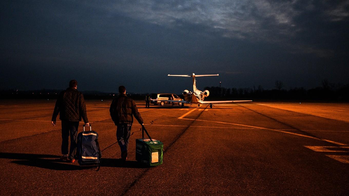 Kvaliteten på transporten av organ som transplanteras kan vara avgörande för att vårdinsatsen ska lyckas. Xvivo Perfusion levererar utrustning som syresätter organ på väg från donator till mottagare. Foto: Cchristhope Archambault/AFP via Getty Images