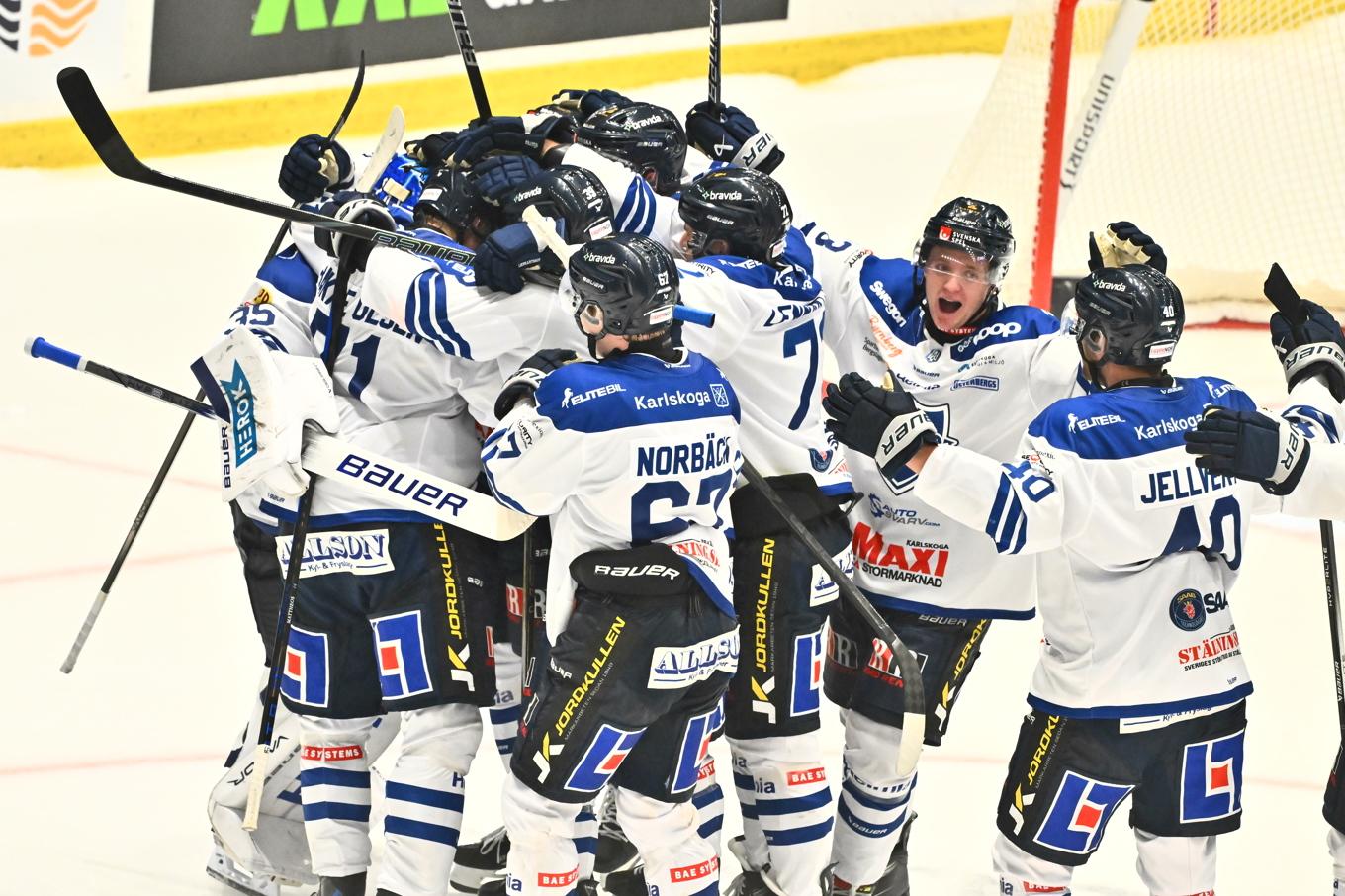 Karlskoga imponerar i Hockeyallsvenskan. Foto: Claudio Bresciani/TT