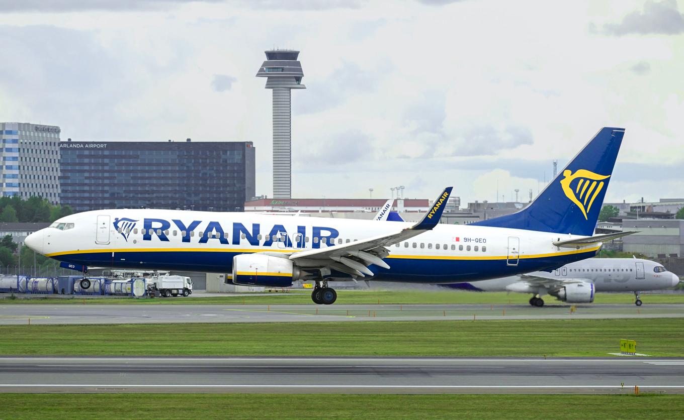 Ryanair sänker prognos. Arkivbild. Foto: Jonas Ekströmer/TT