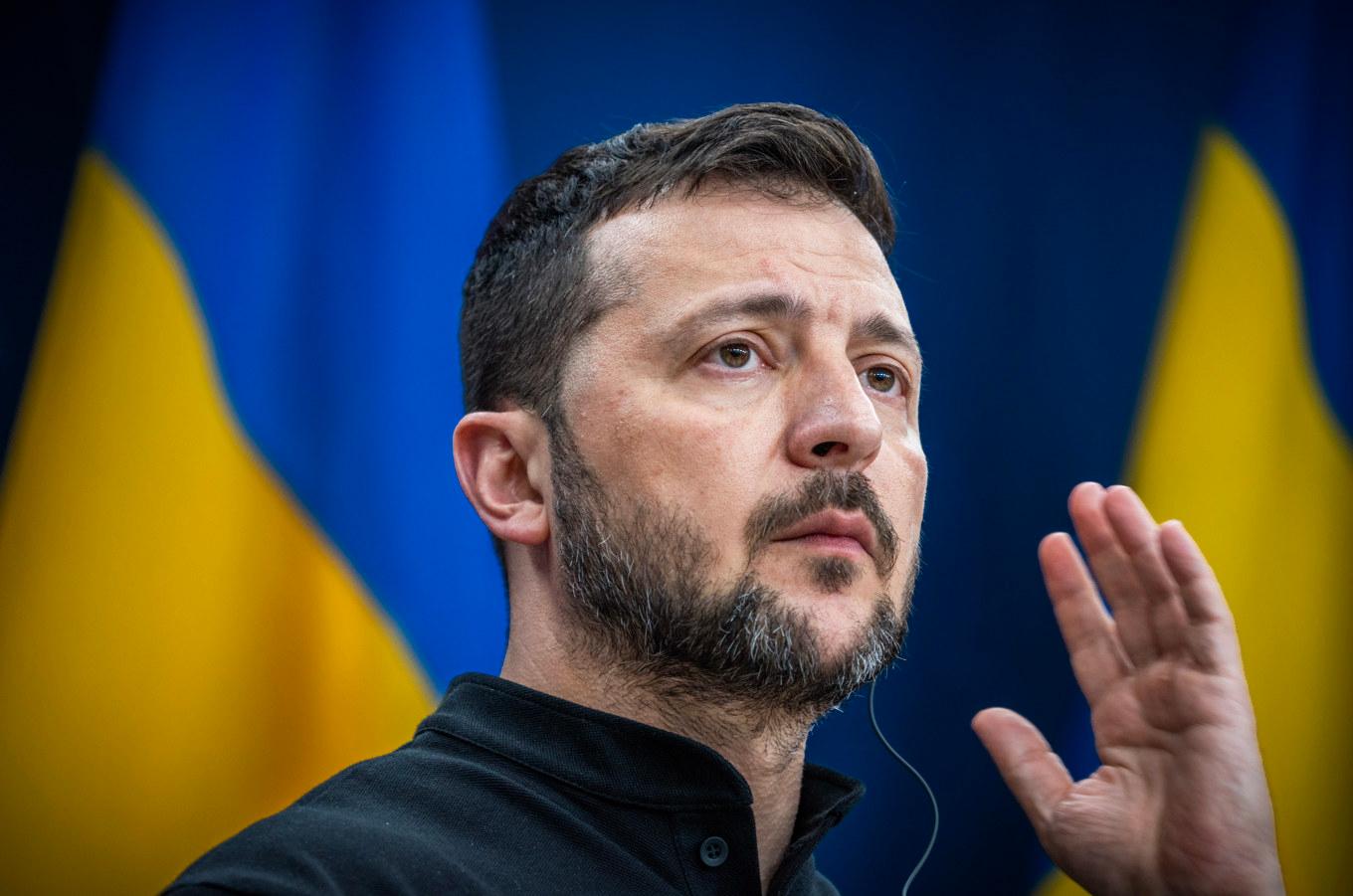 Ukrainas president Volodymyr Zelenskyj. Arkivbild. Foto: Ole Berg-Rusten/AP/TT