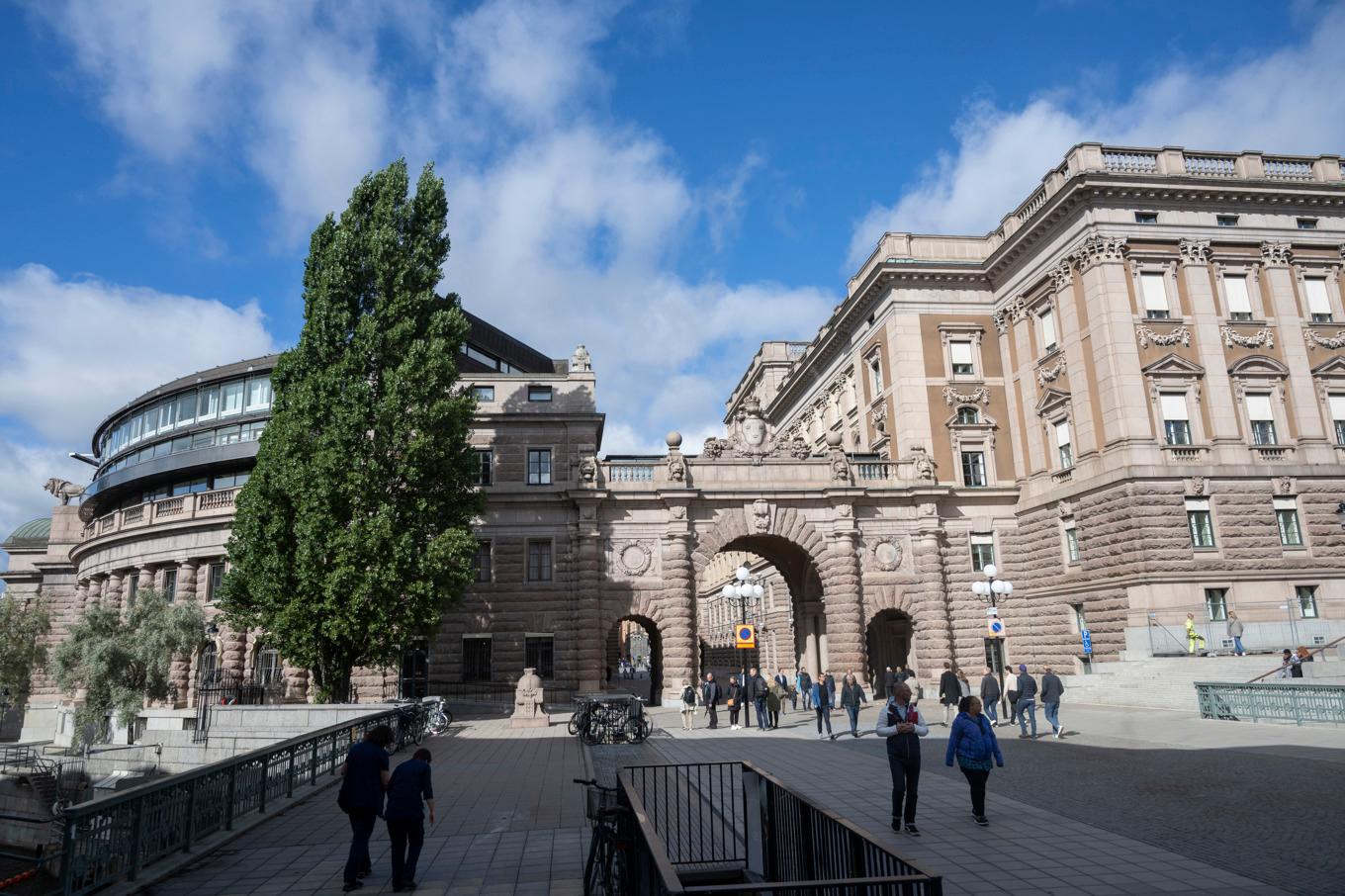 Riksdagshuset i Stockholm var målet för terrorplanerna, enligt åtalet. Arkivbild. Foto: Fredrik Sandberg /TT