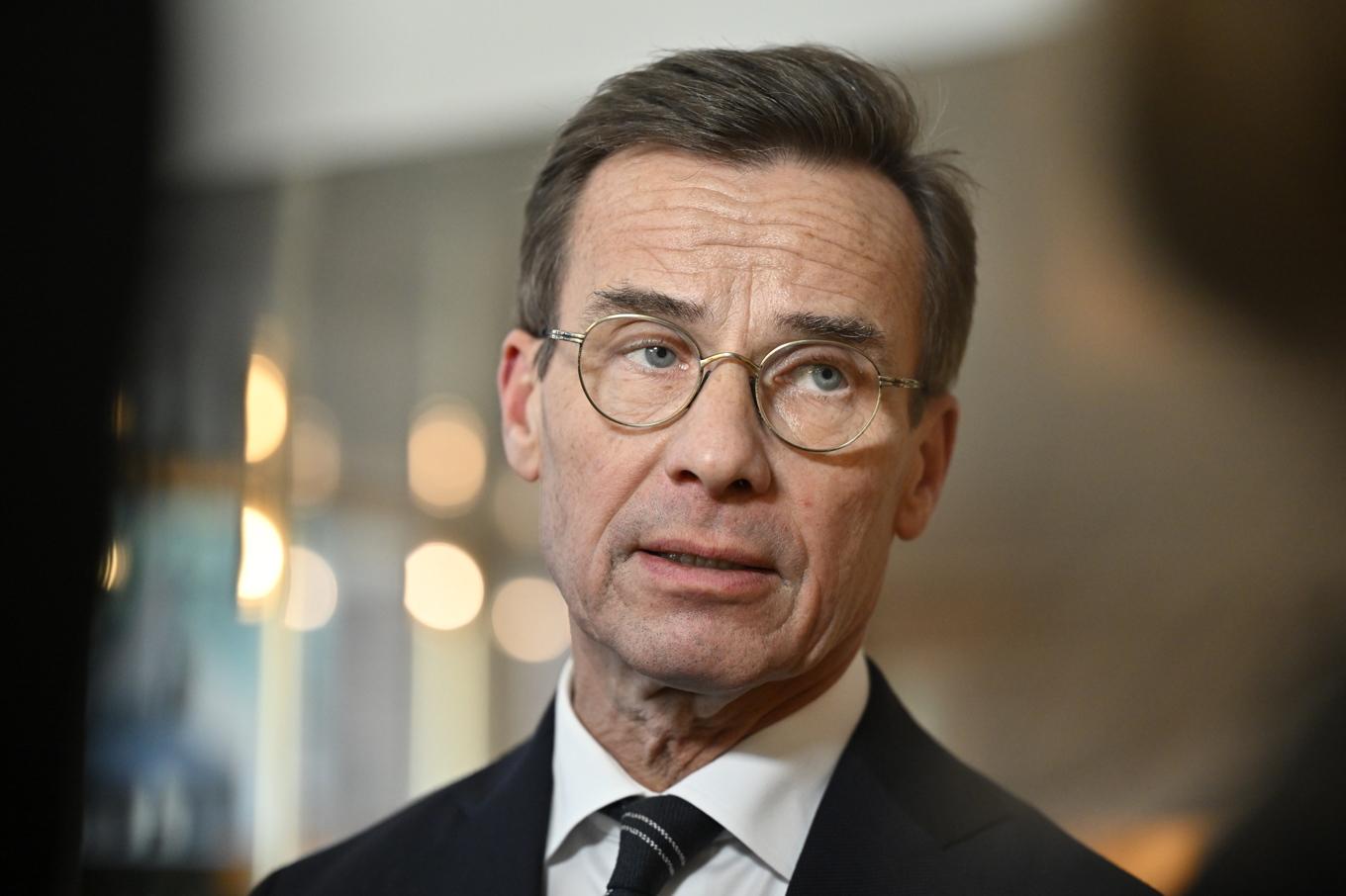 "Vi tar höjd för att det här mycket väl skulle kunna vara avsiktliga sabotage", säger statsminister Ulf Kristersson (M). Arkivbild. Foto: Henrik Montgomery/TT