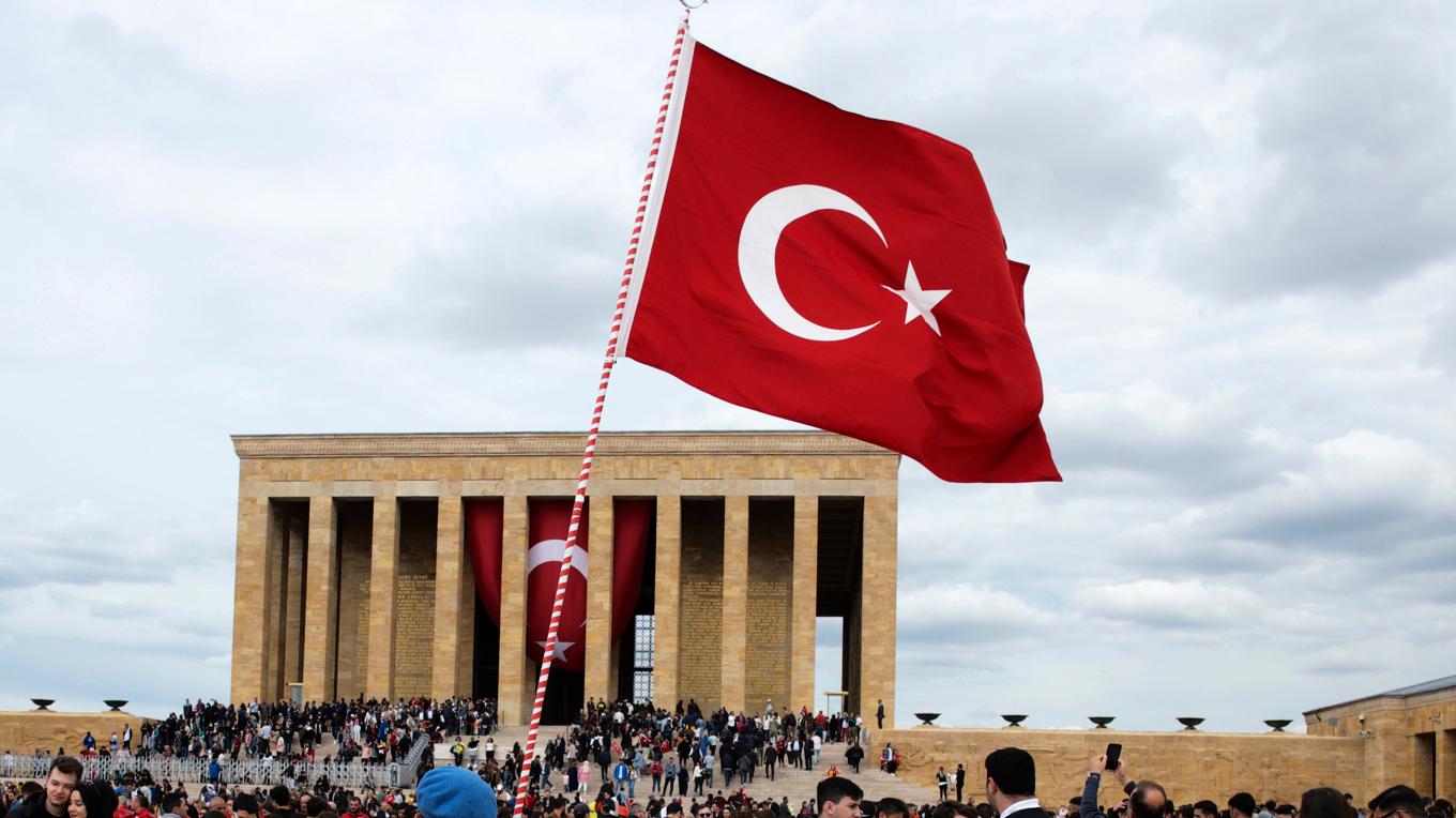 Turkiets flagga. Arkivbild. Foto: Burhan Ozbilici/AP/TT