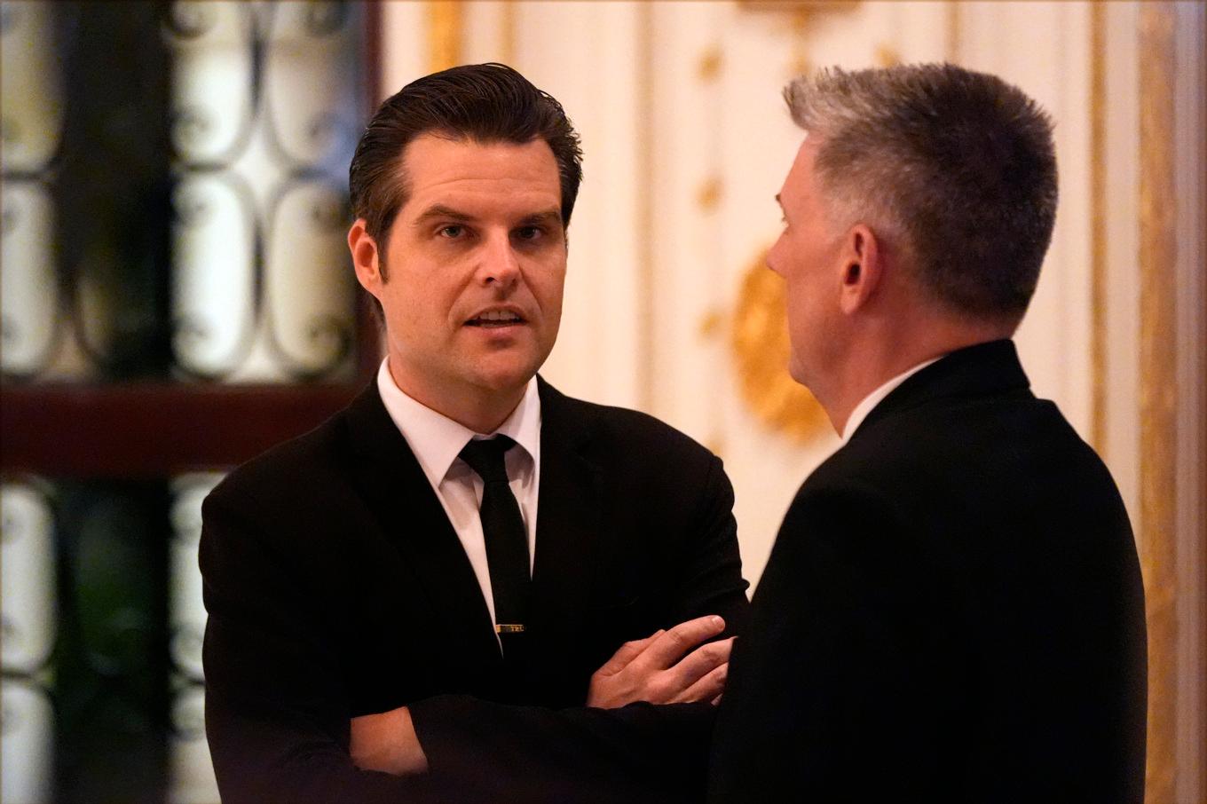 Matt Gaetz tänker inte återgå till sitt jobb i kongressen säger han. Arkivbild. Foto: Alex Brandon/AP/TT