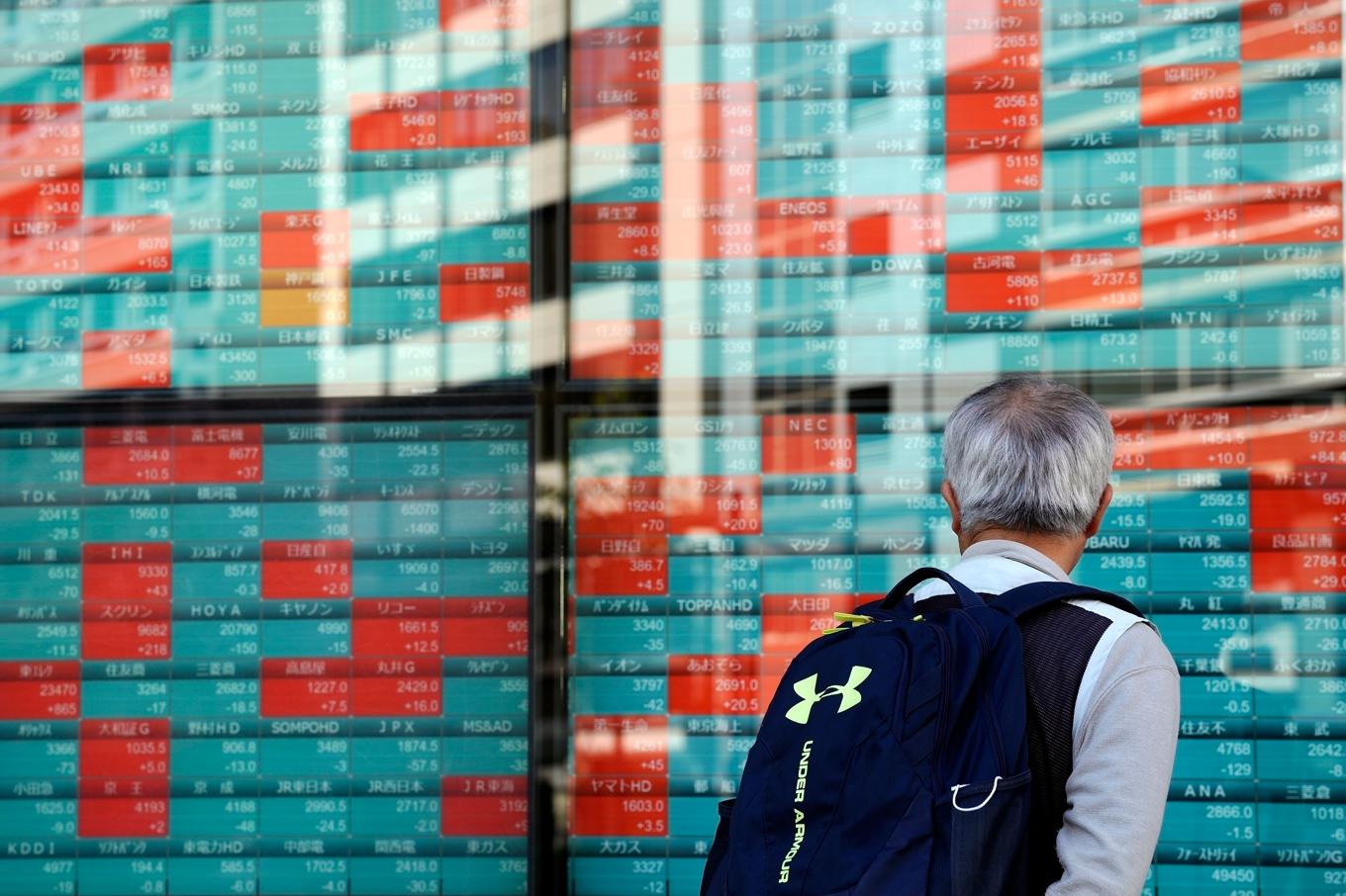 Utvecklingen spretar på de ledande börserna i Asien. Arkivbild. Foto: Eugene Hoshiko/AP/TT