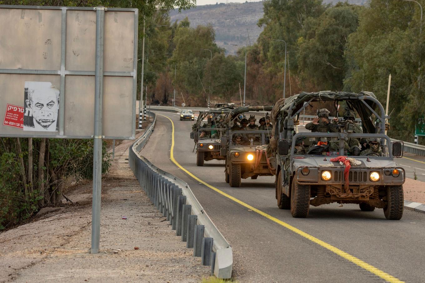 Israelisk militär i norra Israel. Bild tagen i onsdags. Foto: Ohad Zwigenberg/AP/TT