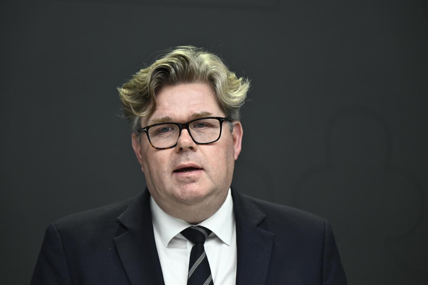 Justitieminister Gunnar Strömmer (M) besöker under måndagen och tisdagen Abu Dhabi i Förenade arabemiraten för att stärka det rättsliga samarbetet mellan länderna. Arkivbild. Foto: Christine Olsson/TT