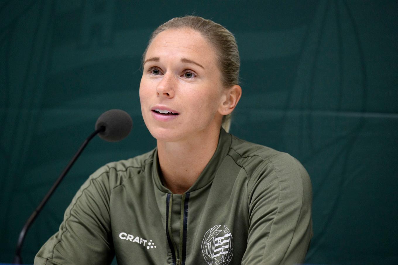 Försvararen Jonna Andersson, 31, byter Hammarby mot Linköping nästa säsong. Arkivbild. Foto: Jessica Gow/TT