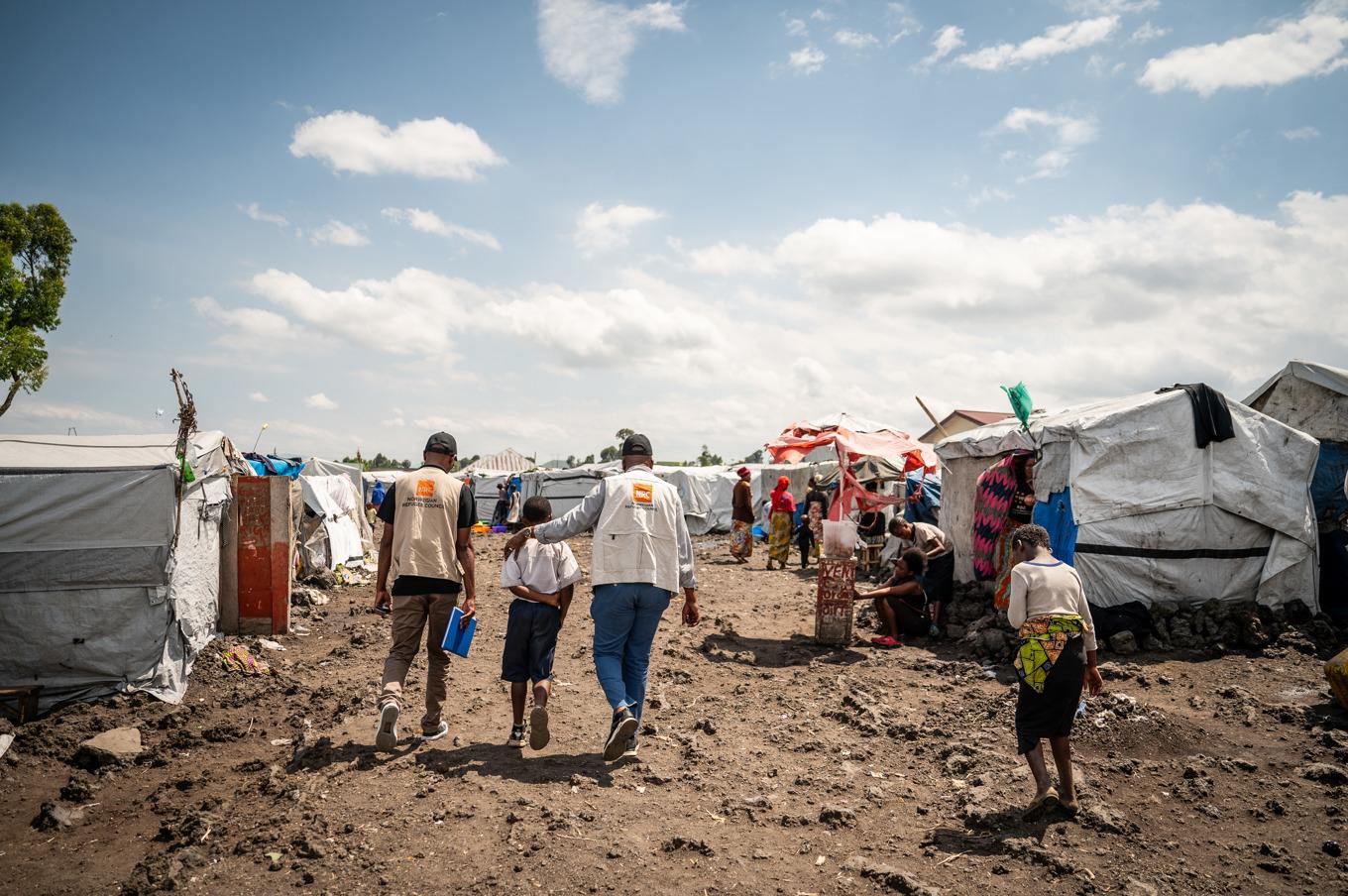 Ett flyktingläger i provinsen Ituri i Kongo-Kinshasa. Arkivbild. Foto: Ed Prior/NRC/TT