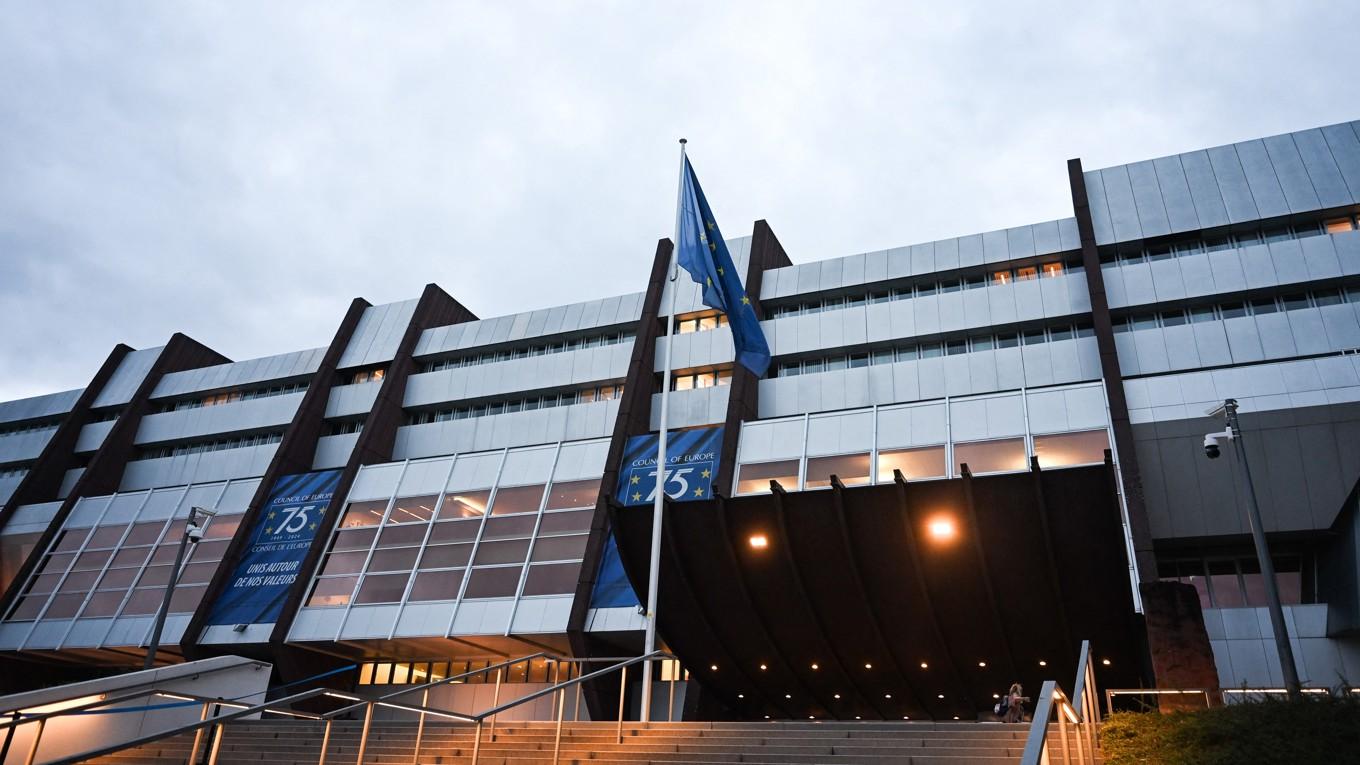 Europeiska rådet i Strasbourg i Frankrike. Foto: Cybulski Mathilde/Hans Lucas/AFP via Getty Images