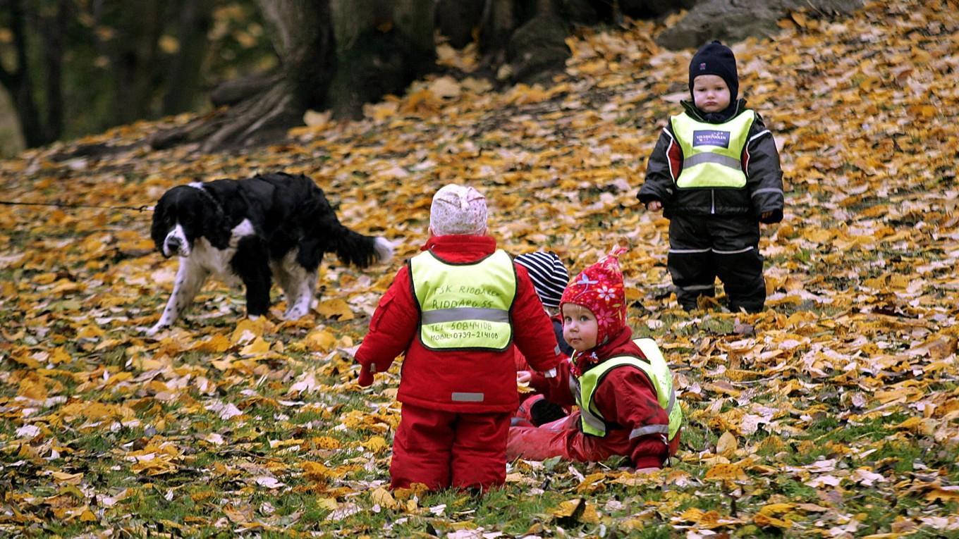 I Sverige finns det tiotusentals anställda i förskolan som saknar rätt utbildning. Foto: Sven Näckstrand/AFP via Getty Images