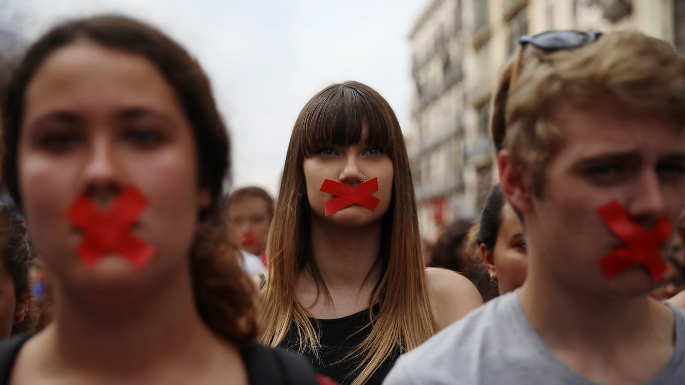 Yttrandefrihet. Foto: Dan Kitwood/Getty Images