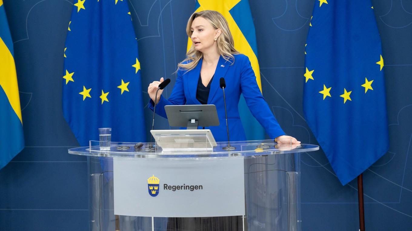 Energi- och näringsminister Ebba Busch (KD) har lovat att ”bråka i Bryssel” om det nya elhandelssystemet inte blir bra. Foto: Roger Sahlström