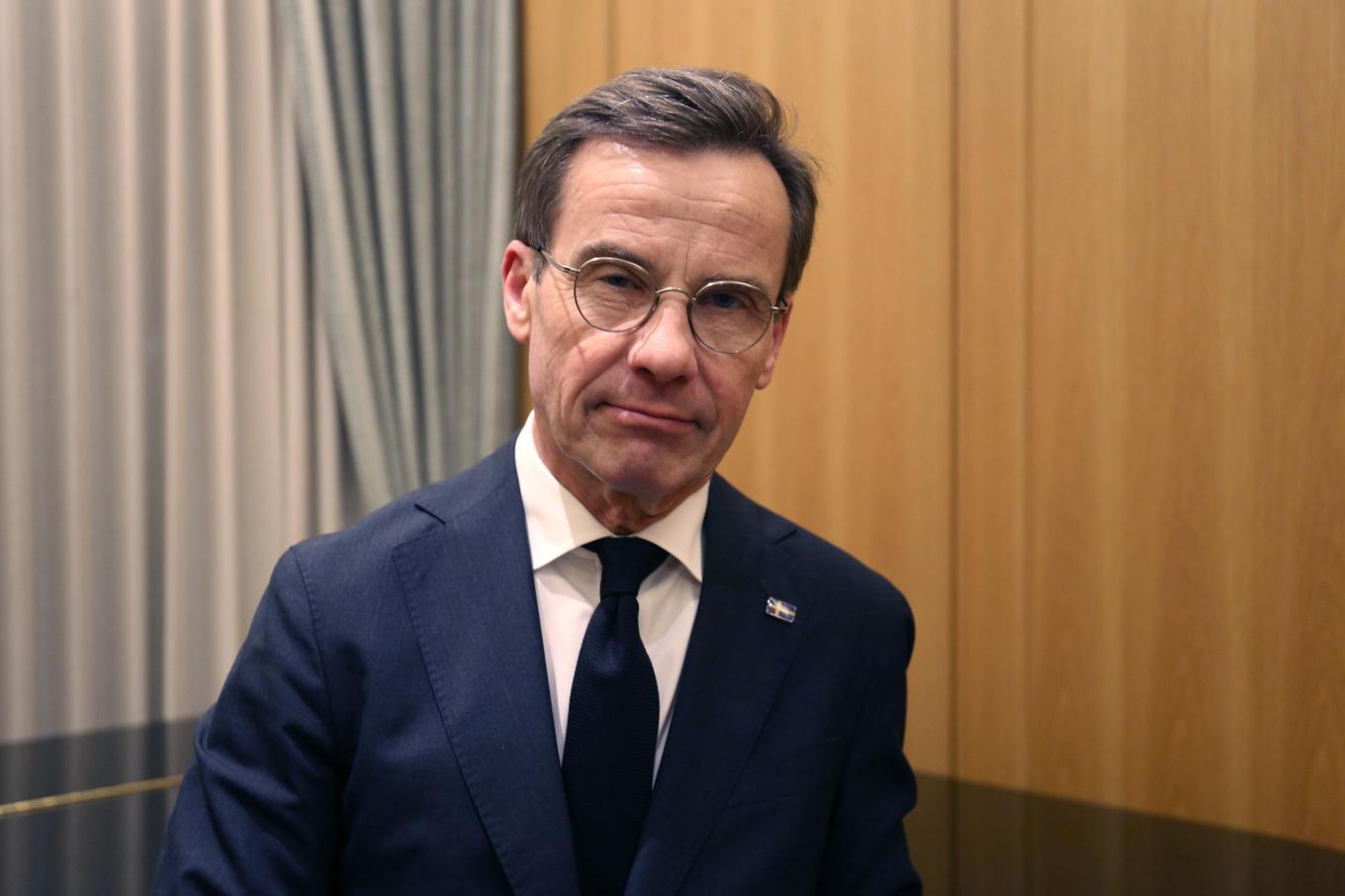 Ulf Kristersson befinner sig just nu i Japan. Arkivbild. Foto: Cornelia Mikaelsson/TT