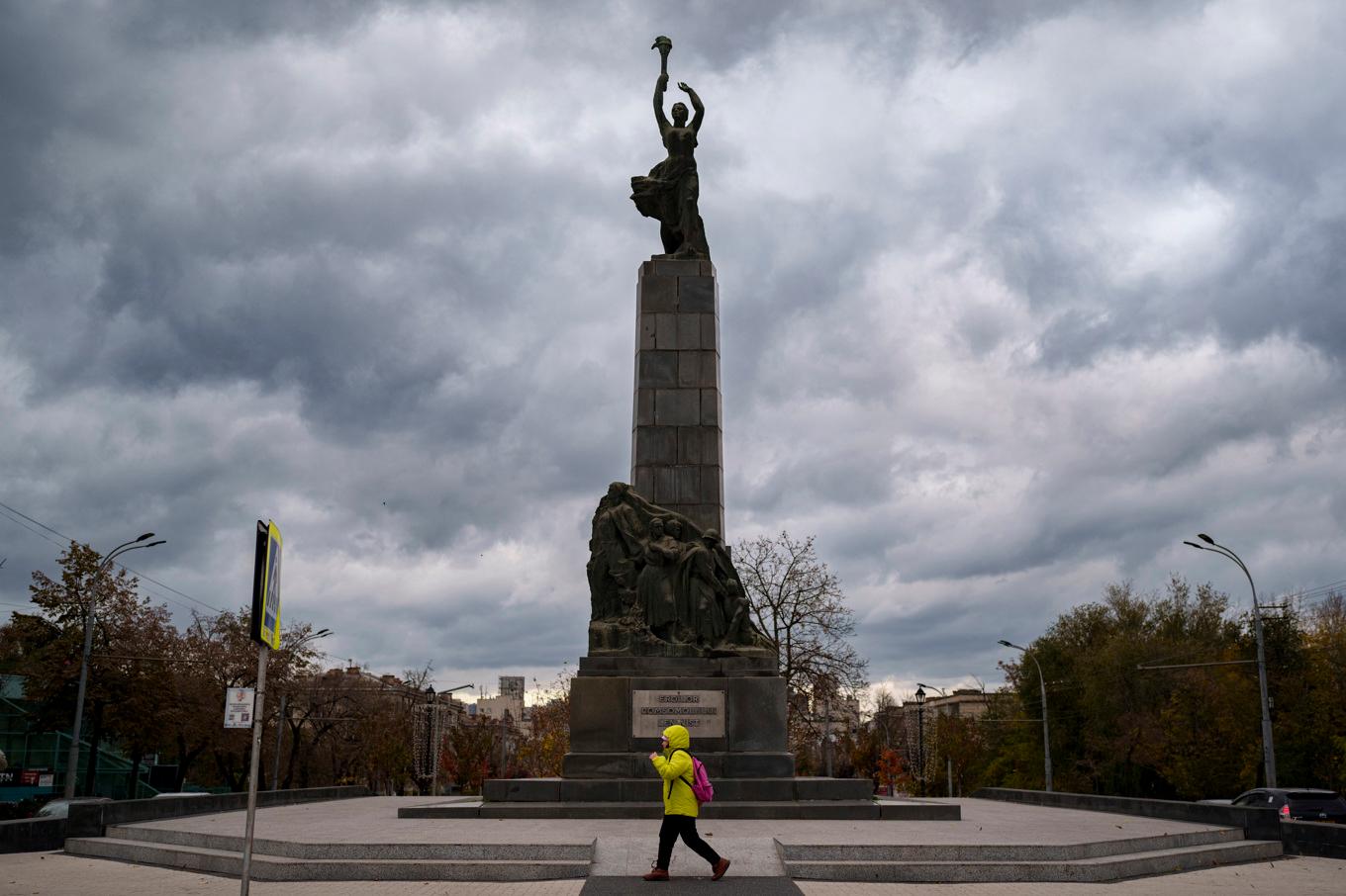 Nödläget träder i kraft den 16 december. Arkivbild från Moldaviens huvudstad Chisinau. Foto: Vadim Ghirda/AP/TT