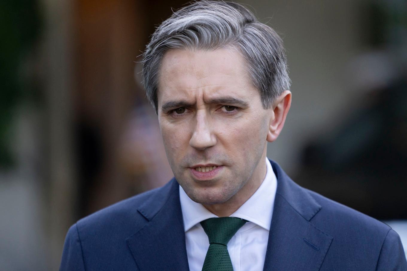 I somras meddelande Irlands premiärminister Simon Harris att landet erkänner staten Palestina, något som upprört Israel. Arkivbild. Foto: Ben Curtis/AP/TT