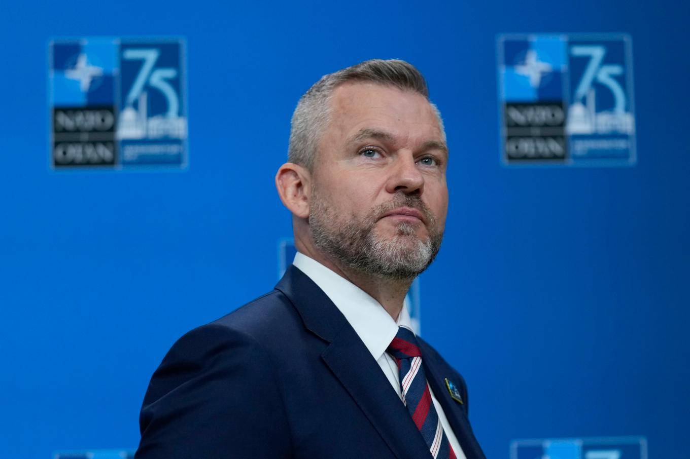 Slovakiens president Peter Pellegrini. Arkivbild. Foto: Matt Rourke AP/TT