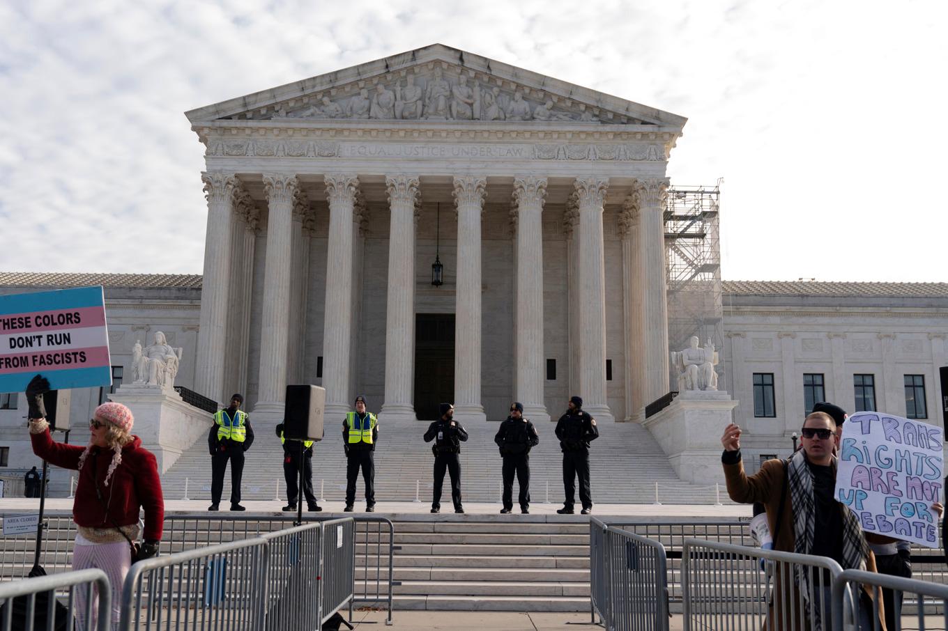 USA:s högsta domstol i Washington|DC. Arkivbild. Foto: Jose Luis Magana/AP/TT