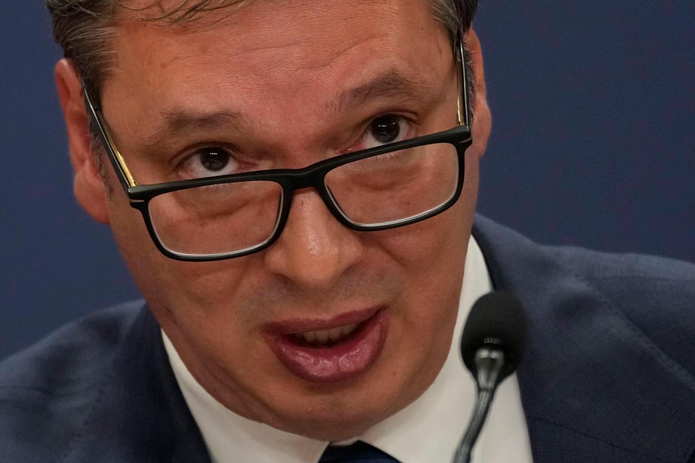 Serbiens president Aleksandar Vucic har kritiserat beslutet. Arkivbild. Foto: Darko Vojinovic/AP/TT