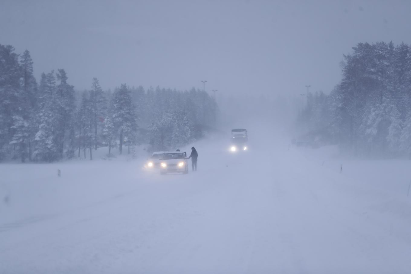 Vädret kan ställa till problem i norra Sverige de närmaste dagarna. Arkivbild. Foto: Mats Andersson/TT