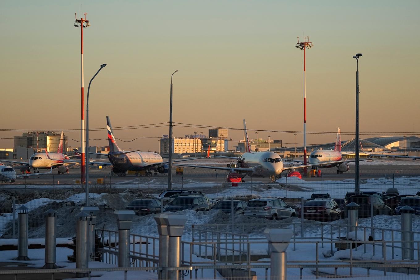 Sjeremetevos internationella flygplats i Moskva. Arkivbild Foto: Pavel Golovkin/AP/TT