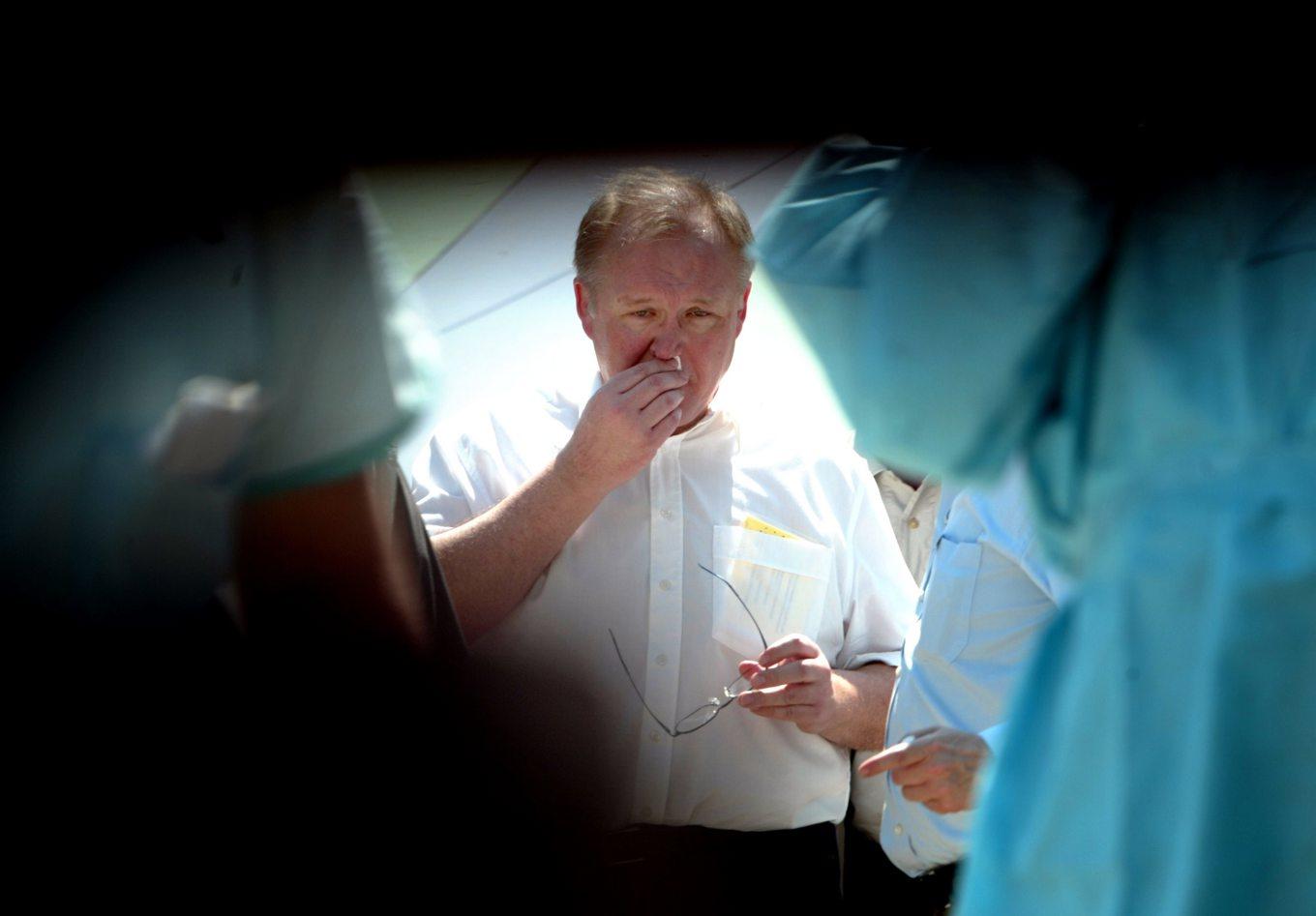 Statsminister Göran Persson (S) besökte, efter kritik om att ha agerat saktfärdigt, Thailand efter tsunamikatastrofen. Arkivbild. Foto: Pontus Lundahl/TT