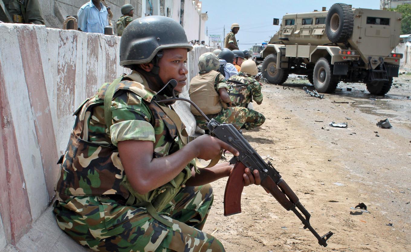 FN:s fredsbevarande närvaro har pågått länge i Somalia. Nu införs en ny fredsbevarande styrka. Arkivbild. Foto: Farah Abdi Warsameh/AP/TT