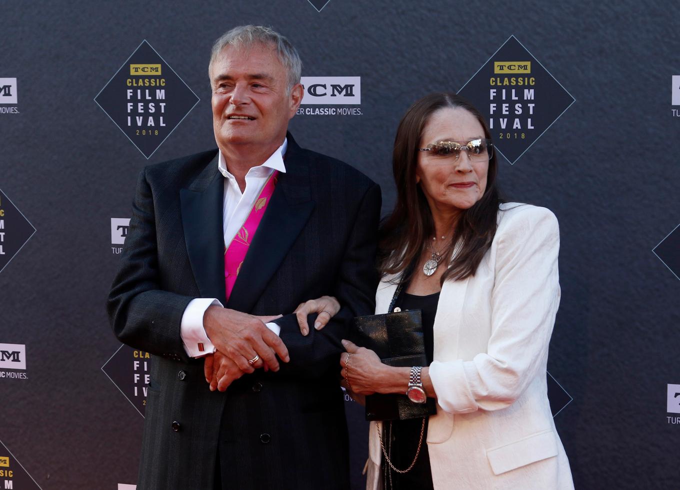 Olivia Hussey tillsammans med Leonard Whiting på en filmpremiär 2018. Foto: Willy Sanjuan/AP/TT