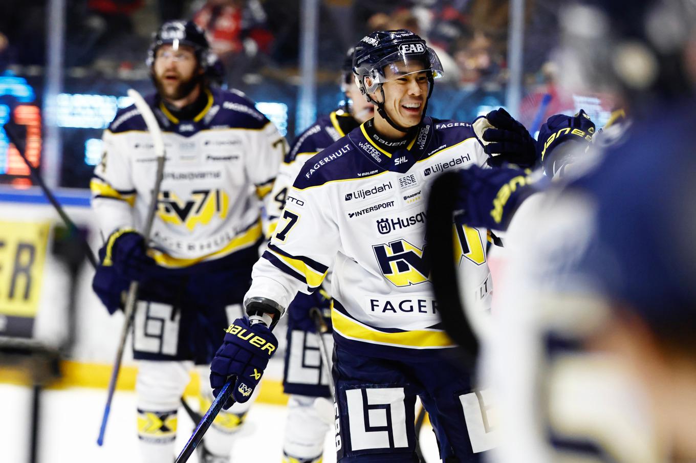 HV71 är åter på säker mark i SHL. Foto: Stefan Jerrevång/TT