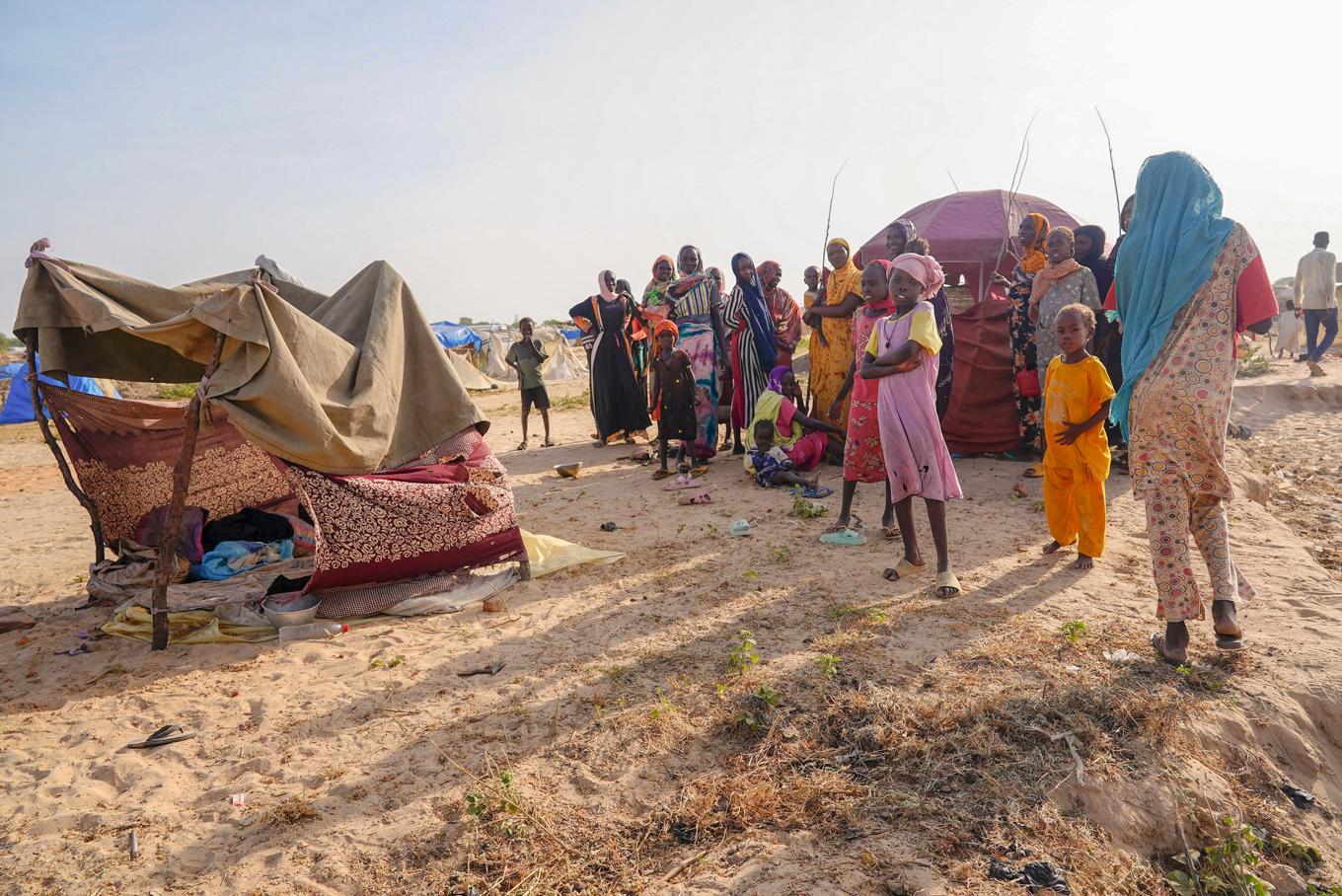 Många flyktingar från krigshärjade Sudan har tagit sig till grannlandet Tchad. Arkivbild. Foto: Sam Mednick/AP/TT