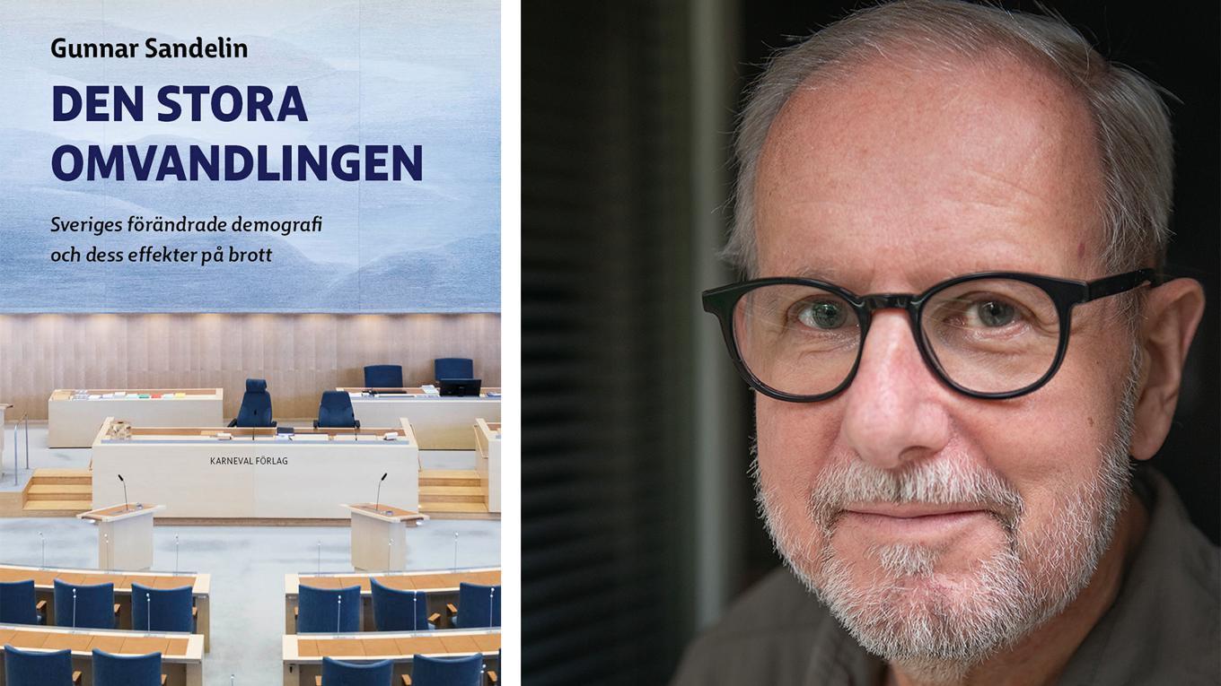 Gunnar Sandelin, född 1951, tilldelades år 2020 det danska Trykkefrihedsselskabets Sappho-pris för sitt arbete för tanke och pressfrihet. Foto: Karneval Förlag