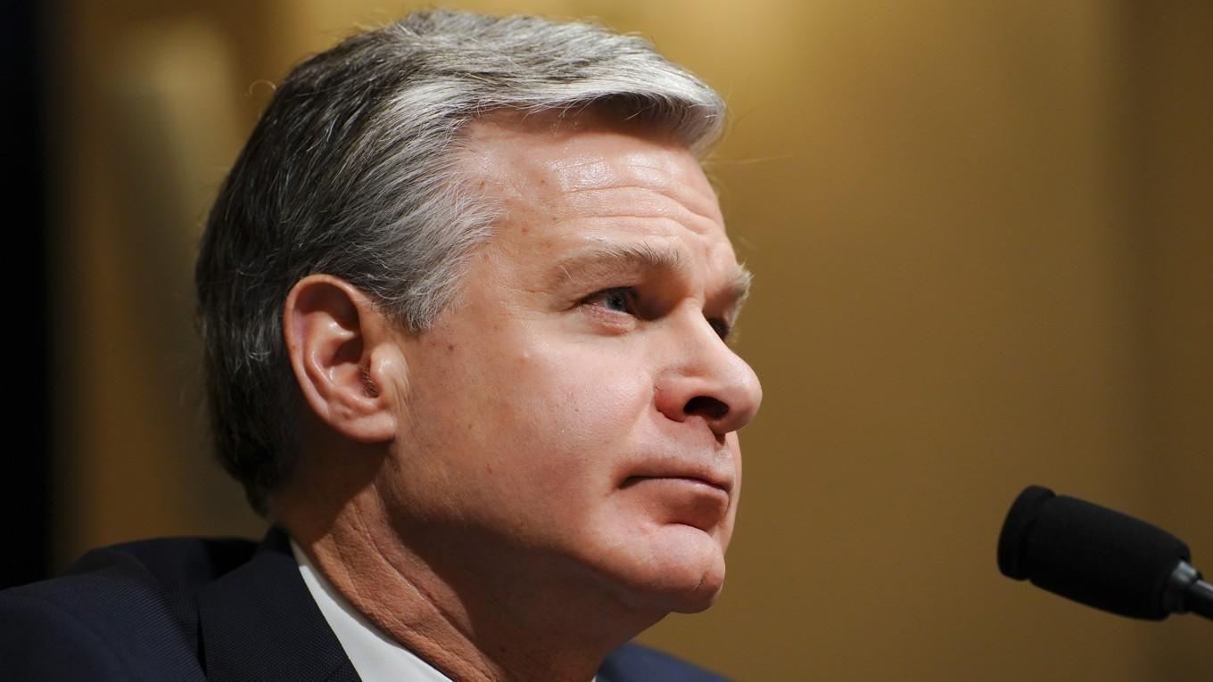 Christopher Wray, chef för den amerikanska federala polismyndigheten FBI. Foto: Madalina Vasiliu