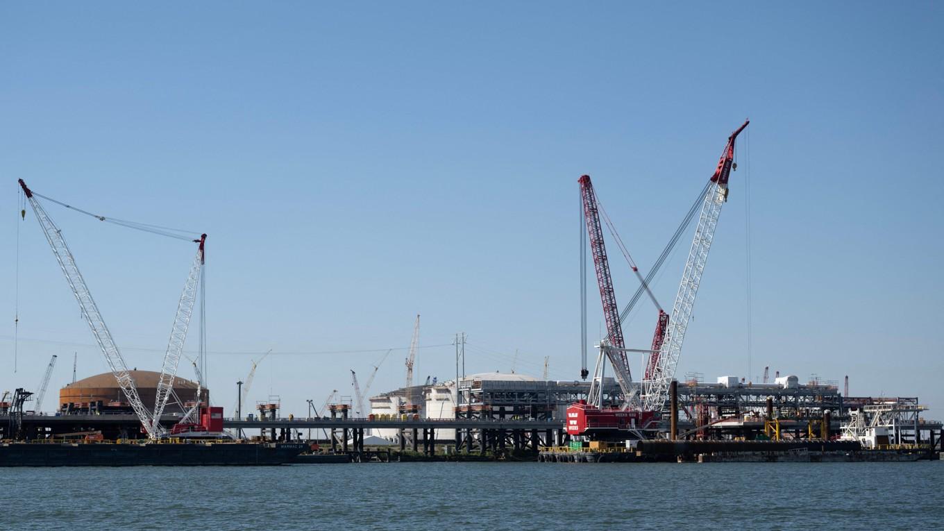 Venture Globals LNG-anläggning i Plaquemines, Louisiana, ska förse Ukraina med LNG fram till 2026 enligt ett avtal med ukrainska DTEK. Foto: Andrew Caballero-Reynolds/AFP via Getty Images